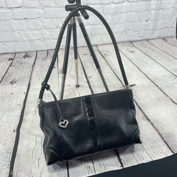 Brighton Genuine Leather Motif Satchel - Picture 1 of 11